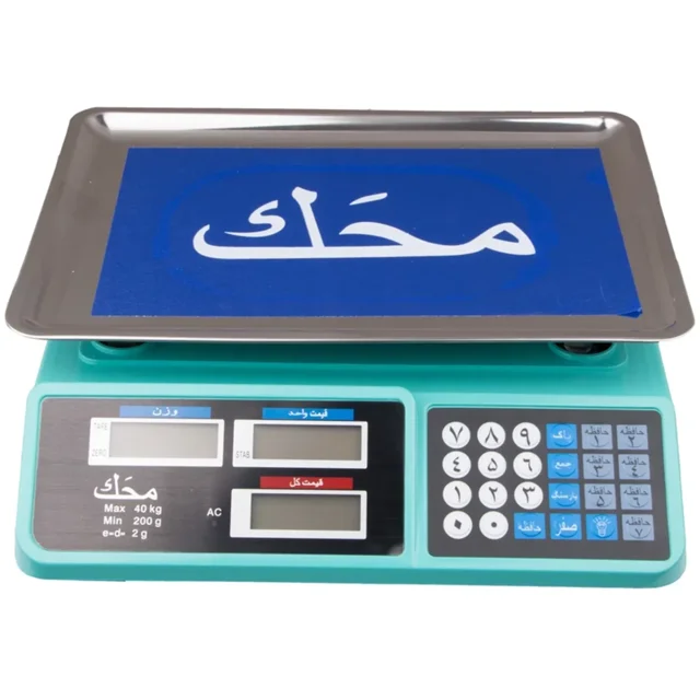 ترازو فروشگاهی محک مدل SB-5407 ظرفیت ۴۰ کیلوگرم